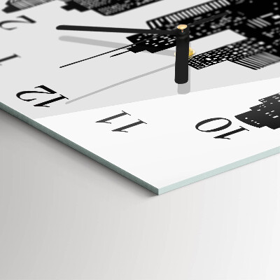 Square wall clock Buildings