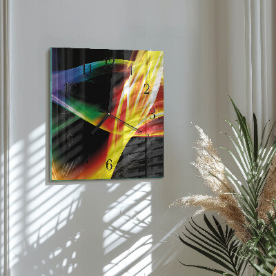 Square kitchen clock Abstraction