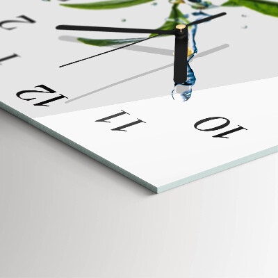 Square wall clock Citrus