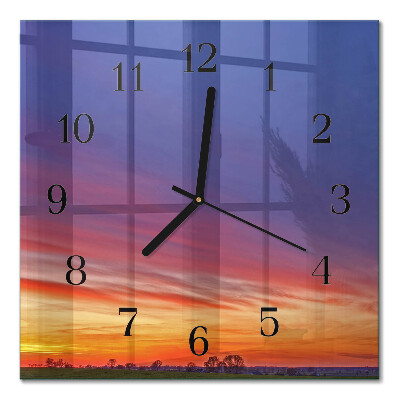 Square wall clock Field
