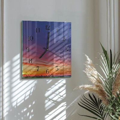 Square wall clock Field