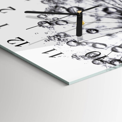 Square wall clock Dandelion