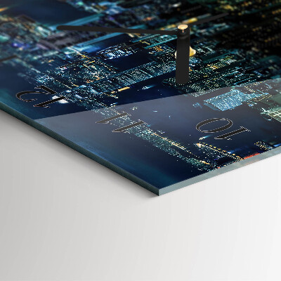 Square kitchen clock Horizon