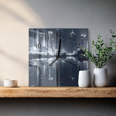 Square wall clock Horizon