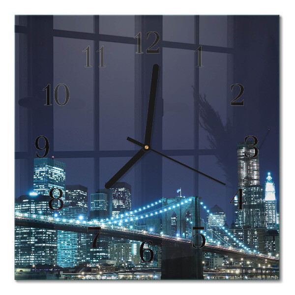 Square kitchen clock Horizon