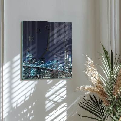 Square kitchen clock Horizon