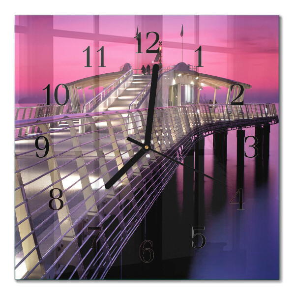 Square kitchen clock Pier
