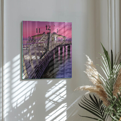 Square kitchen clock Pier