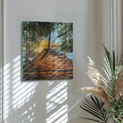 Square wall clock Network