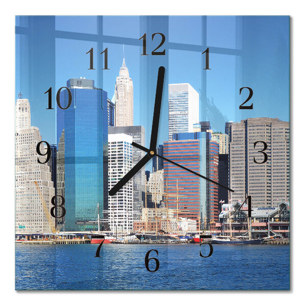 Square wall clock Horizon