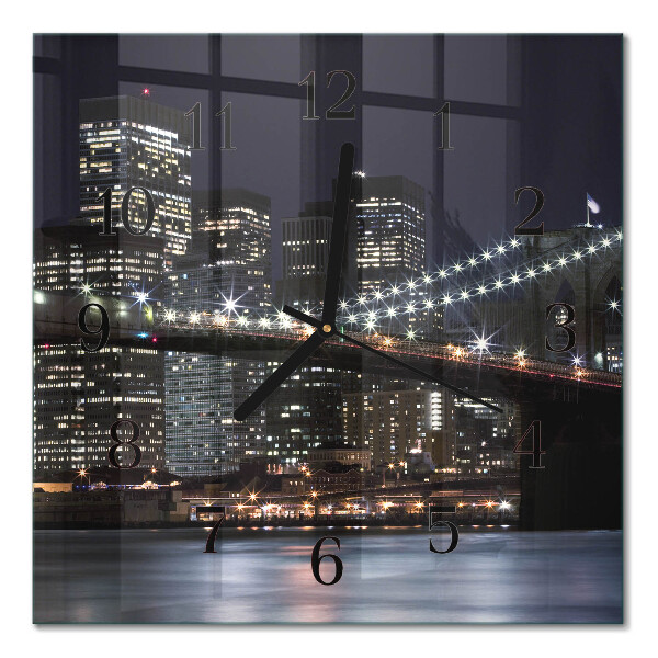 Square wall clock Horizon