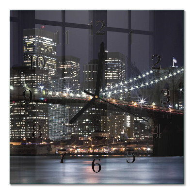 Square wall clock Horizon