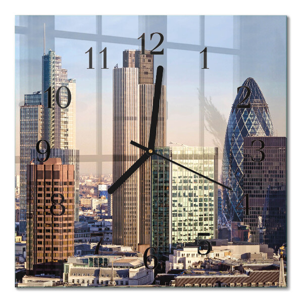 Square kitchen clock Horizon