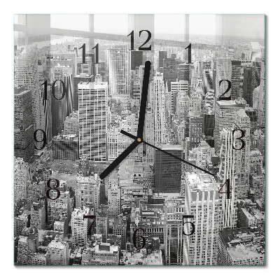 Square wall clock Horizon