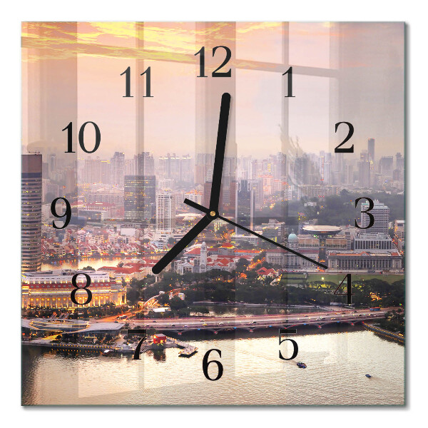 Square kitchen clock City