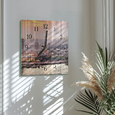 Square kitchen clock City