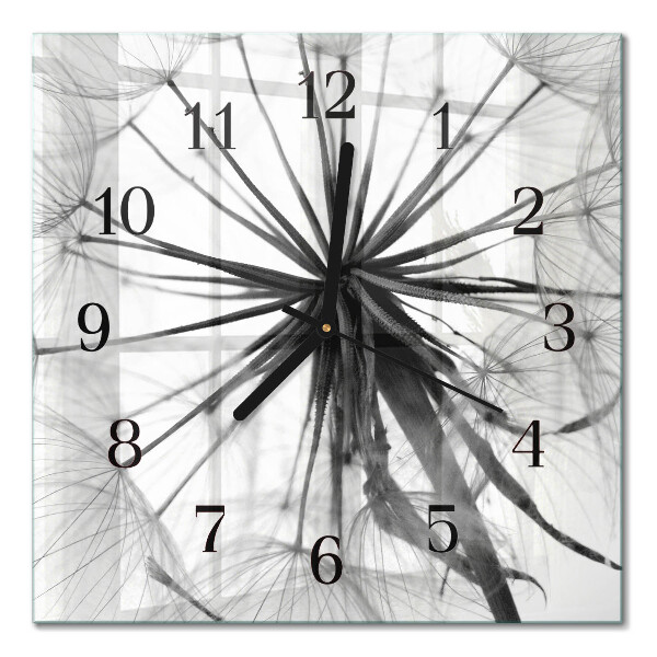 Square kitchen clock Dandelion