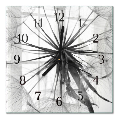 Square kitchen clock Dandelion