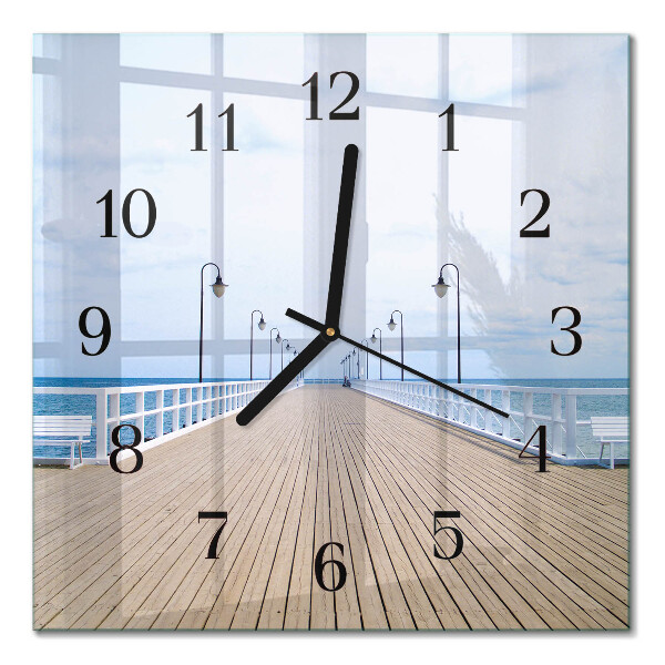 Square kitchen clock Pier