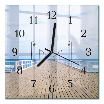 Square kitchen clock Pier