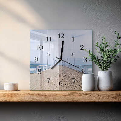 Square kitchen clock Pier