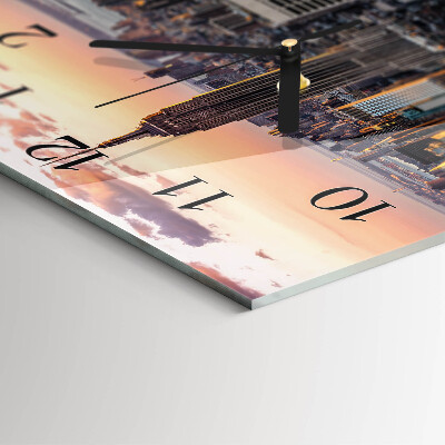 Square kitchen clock Horizon