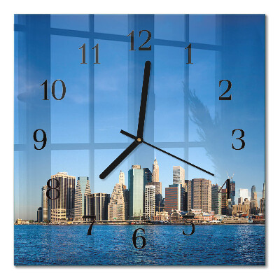 Square wall clock Horizon