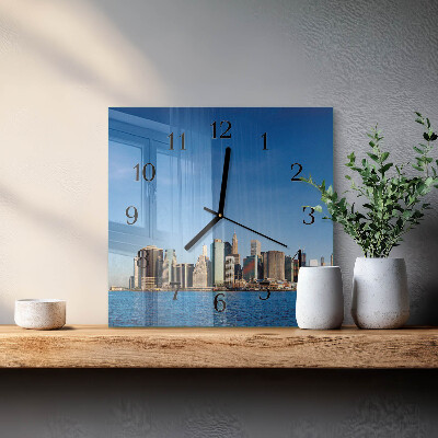 Square wall clock Horizon