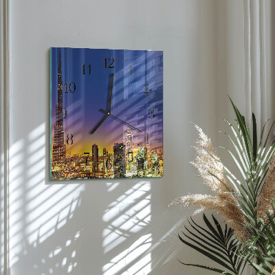Square kitchen clock Dubai Horizon