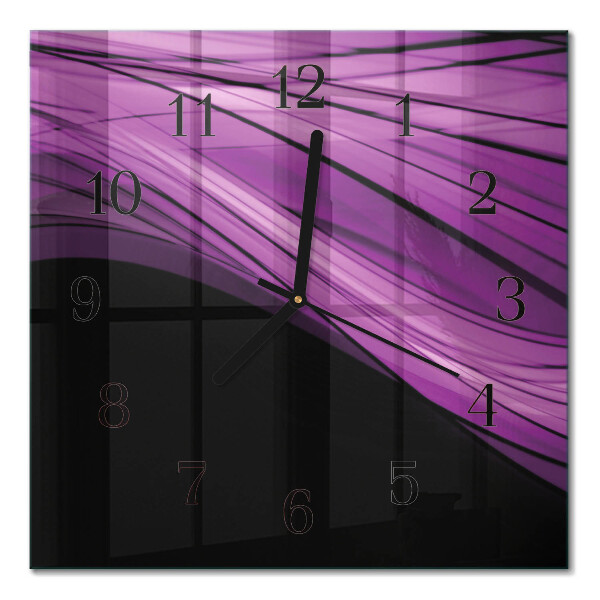 Square wall clock Abstraction