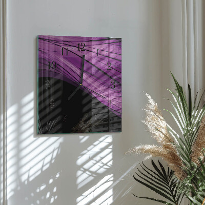 Square wall clock Abstraction