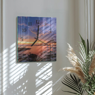 Square kitchen clock Sea Island