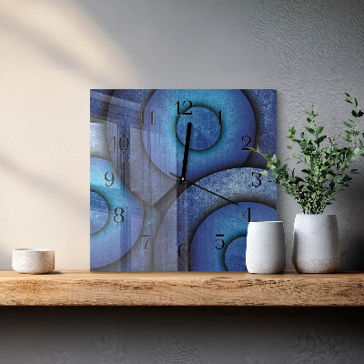 Square wall clock The Art of Wheels