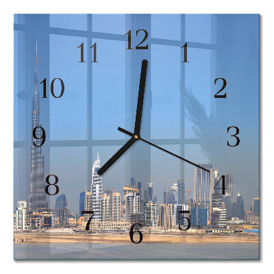 Square kitchen clock Dubai Horizon