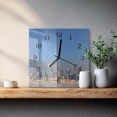 Square kitchen clock Dubai Horizon