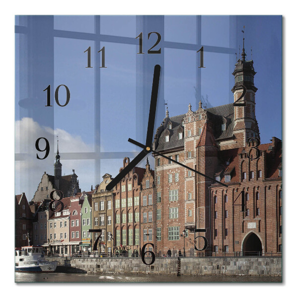 Square kitchen clock Gdansk