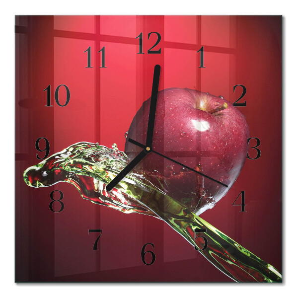 Square wall clock Apple
