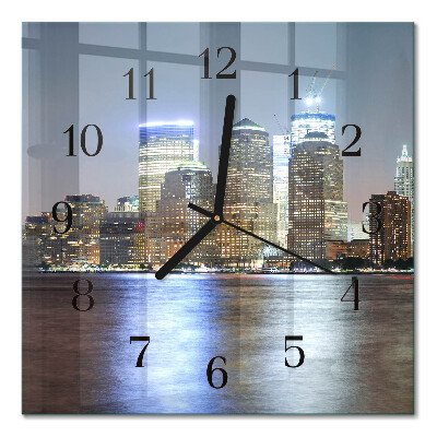 Square wall clock Horizon