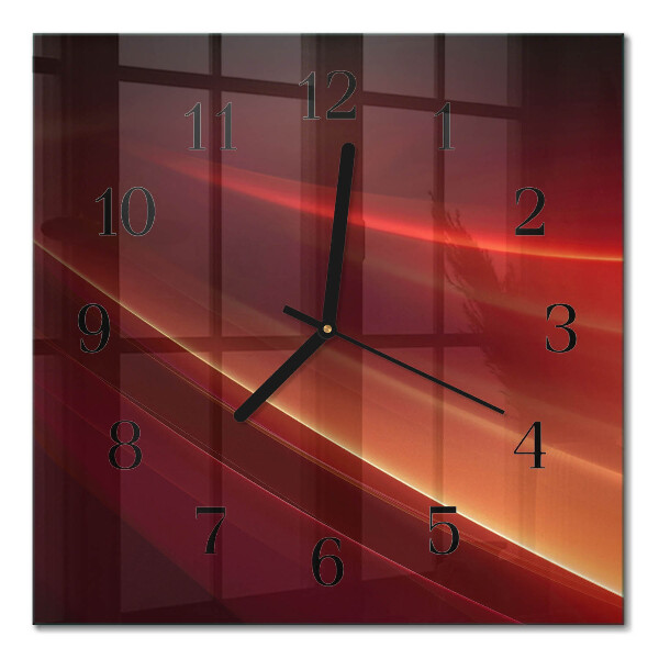 Square kitchen clock Abstraction