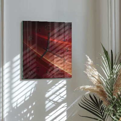 Square kitchen clock Abstraction
