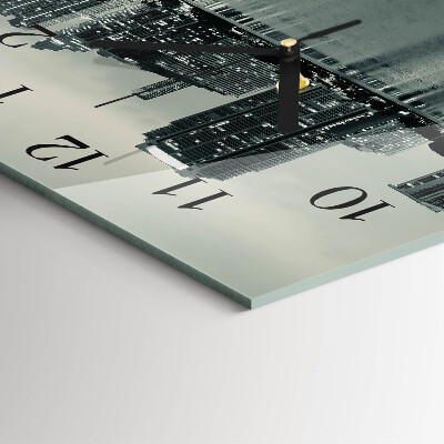 Square wall clock Horizon