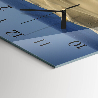 Glass clock square Coastal dunes