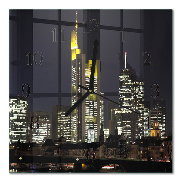 Square kitchen clock Horizon