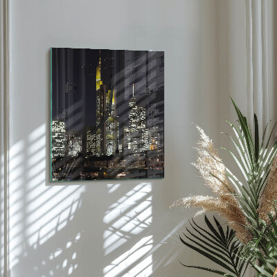 Square kitchen clock Horizon