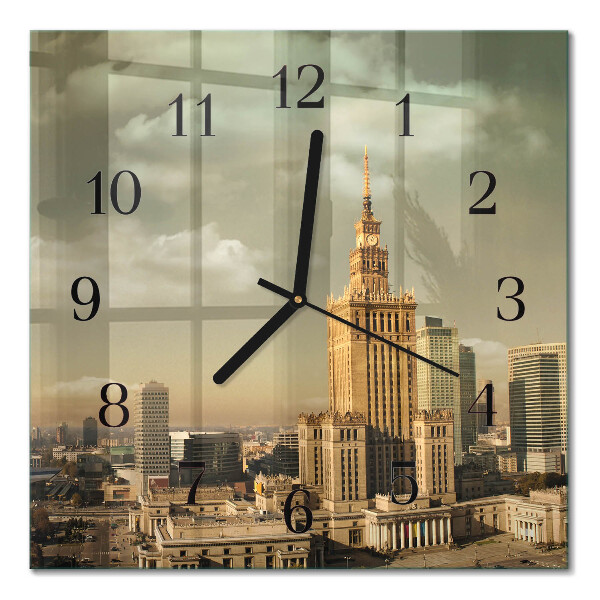 Square wall clock Warsaw