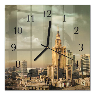 Square wall clock Warsaw