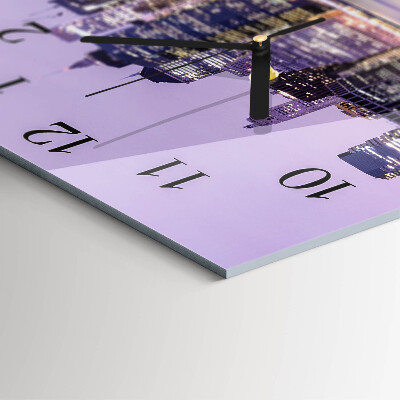 Square kitchen clock Horizon
