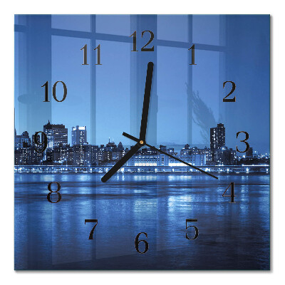 Square kitchen clock Horizon