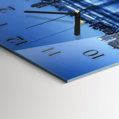 Square kitchen clock Horizon
