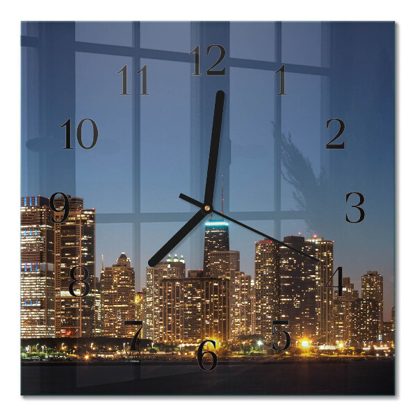 Square wall clock Horizon